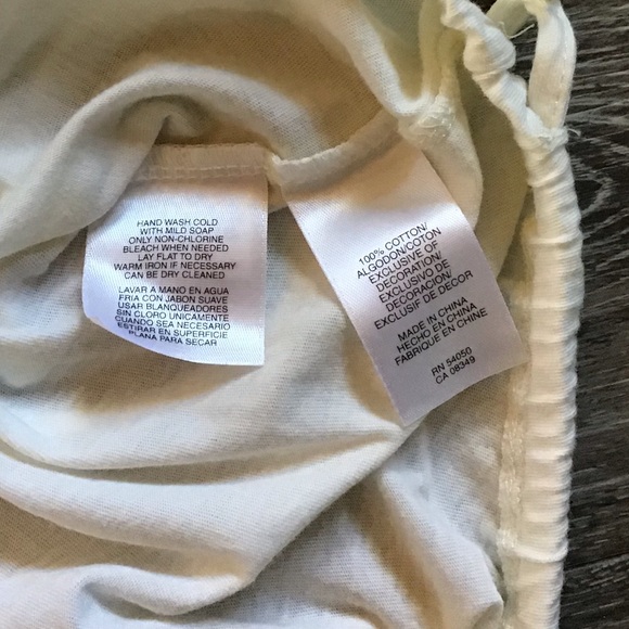Jones NY Sport | Cream Boho Tee, EUC - Picture 4 of 4